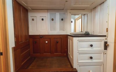 Reclaimed Door Custom Built-in Cabinets