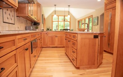 Solid Maple Custom Kitchen Cabinets - Base Cabinets